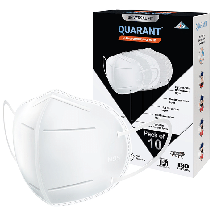 Quarant N95 Disposable Face Mask White