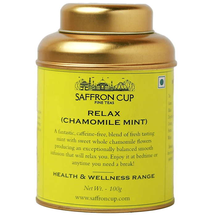 Saffron Cup Relax Chamomile Mint Tea