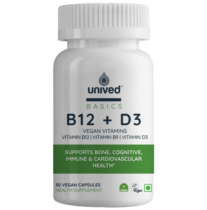 Unived Basics B12 + D3 Vegan Capsule