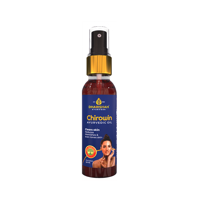 Dharishah Ayurveda Chirowin Ayurvedic Oil for Clear Skin