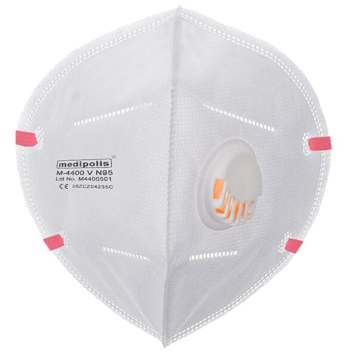 Medipolis M4400 V N95 Particulate Respirator Mask with Breathing Valve Standard