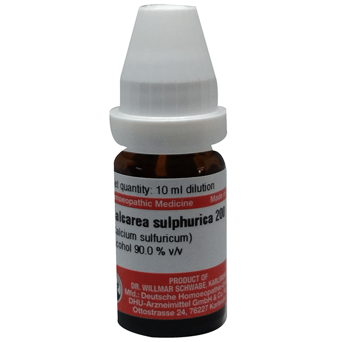 Dr Willmar Schwabe Germany Calcarea Sulphurica Dilution 200