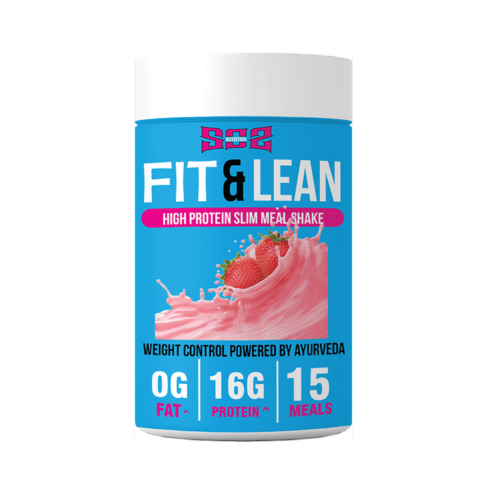 SOS Nutrition Fit & Lean High Protein Slim Meal Shake Strawberry Cream