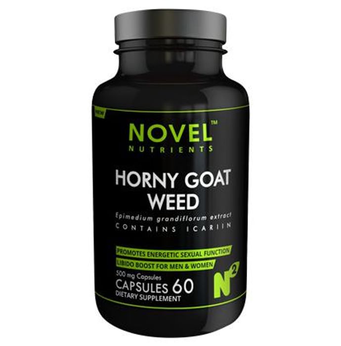 Novel Nutrients Horny Goat Weed 500mg Capsule