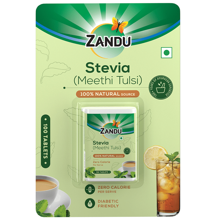Zandu Stevia (Meethi Tulsi) Tablet