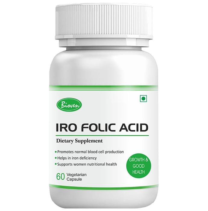 Bioven Iro Folic Acid Vegetarian Capsule