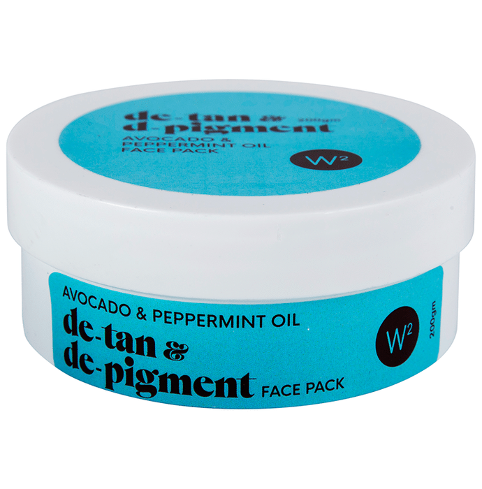 W2 Avocado & Peppermint Oil De-Tan & De-Pigment Face Pack