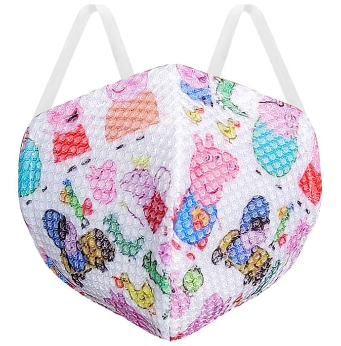Uday Fashion A95 Multi Layer Protective Mask for Kids Multicolor 2