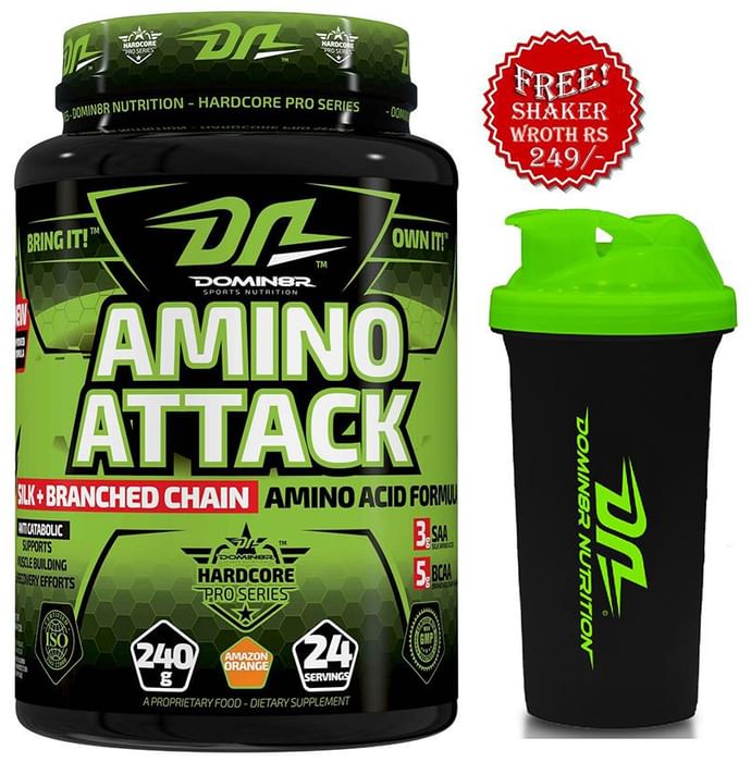DOMIN8R Amino Attack Powder Amazon Orange