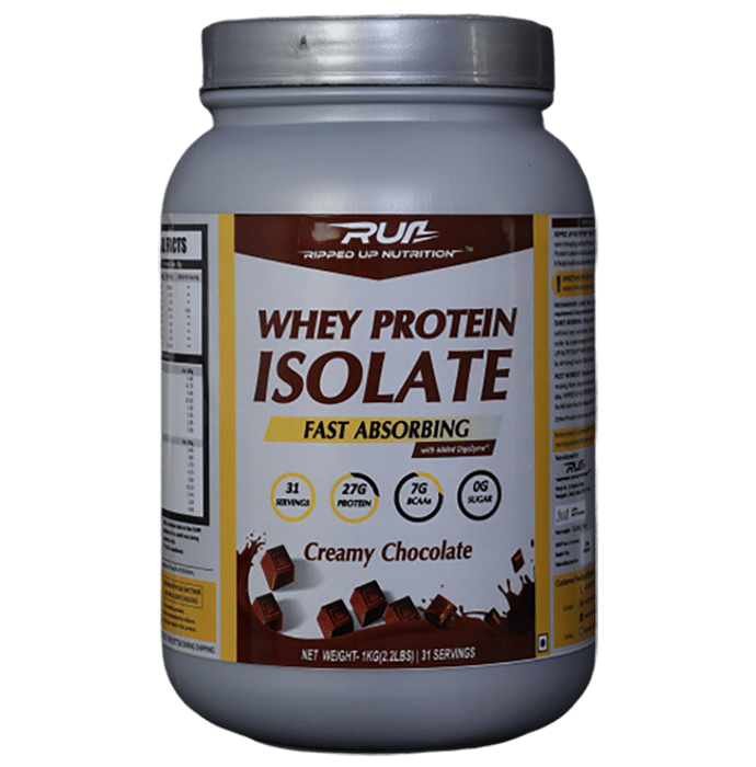 Ripped Up Nutrition Whey Protein Isolate Creamy Chocolate