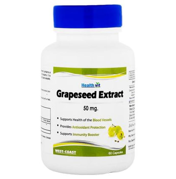 HealthVit Grape Seed 50mg Capsule