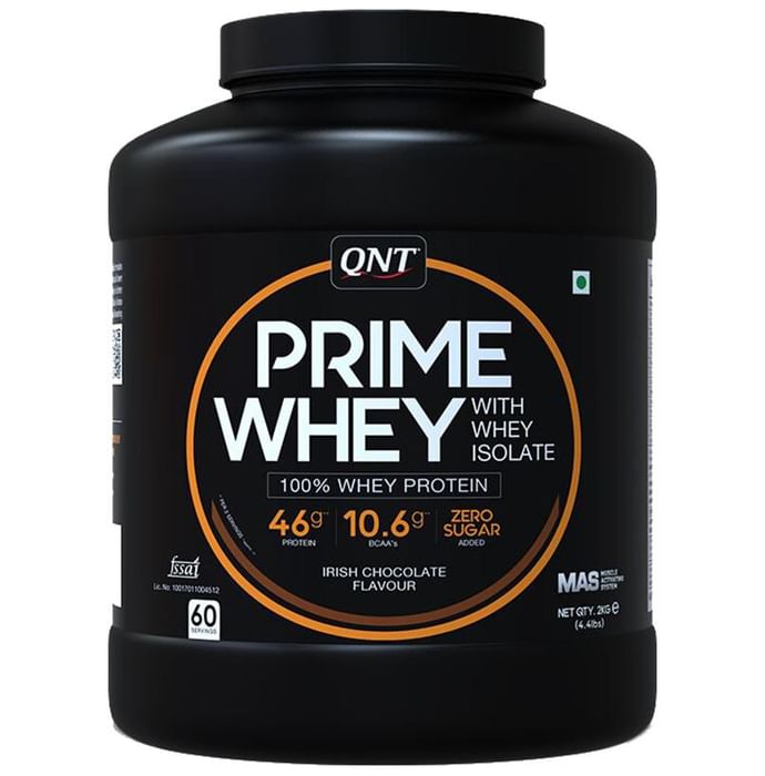 QNT Prime Whey Isolate Powder Irish Chocolate