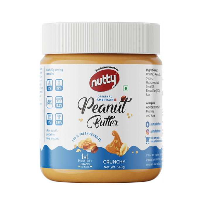 Nutty Original American Peanut Butter Crunchy