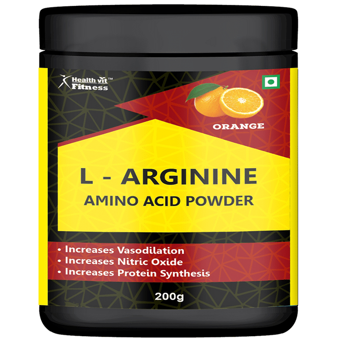 HealthVit Fitness L-Arginine Powder Orange
