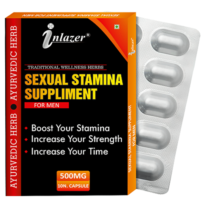 Inlazer Sexual Stamina Supplement for Men Capsule