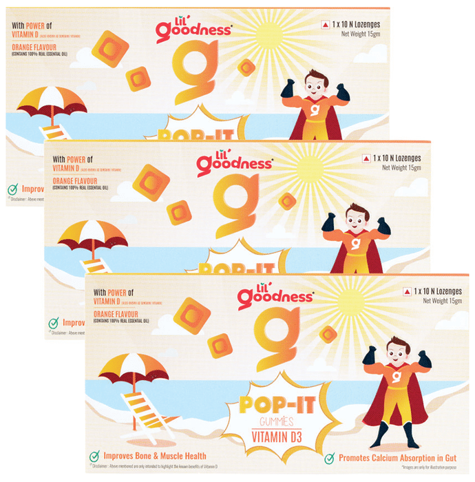 Lil Goodness POP-It Vitamin D3 Lozenge (10 Each)