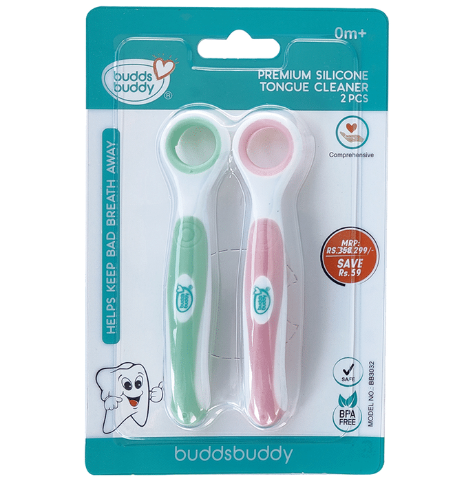 Buddsbuddy Premium Silicone Tongue Cleaner
