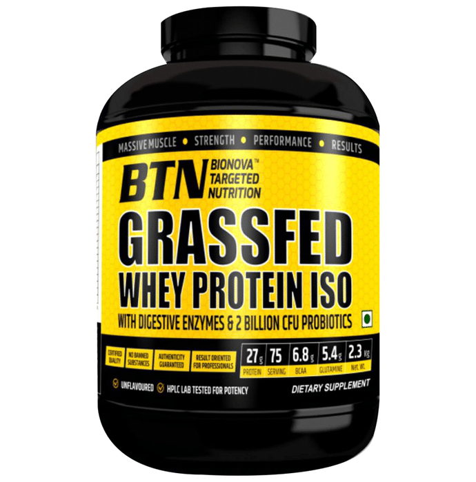 BTN Grassfed Whey Protein ISO Powder