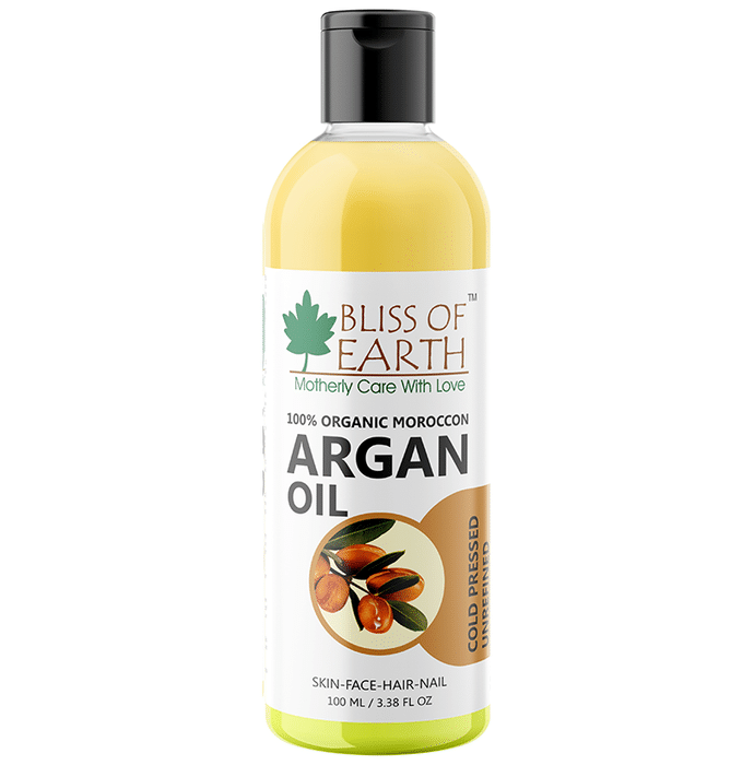 Bliss of Earth 100% Organic Moroccon Argan Oil