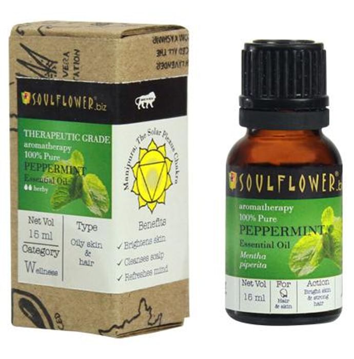 Soulflower Peppermint Essential Oil