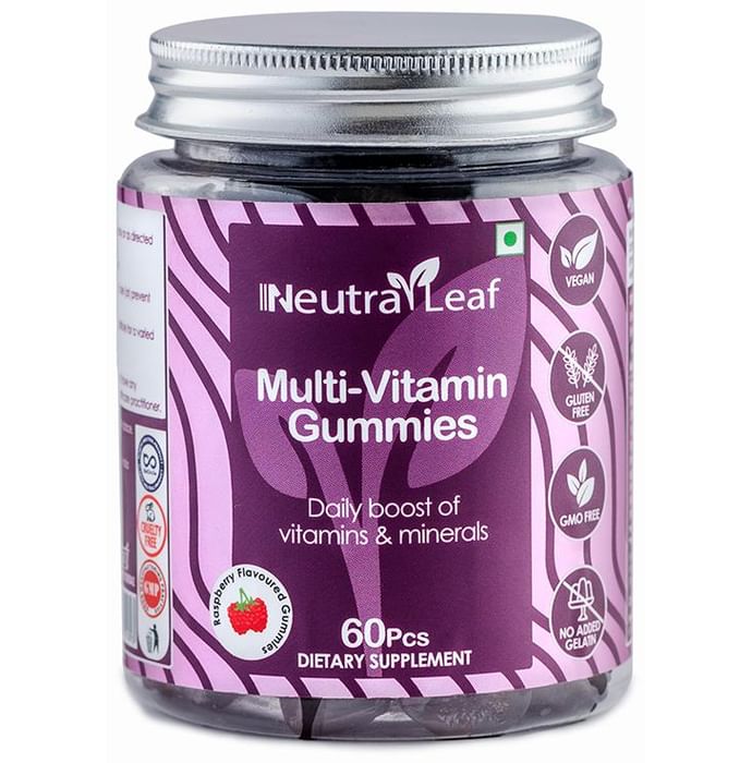 NeutraLeaf Multi-Vitamin Gummies Raspberry