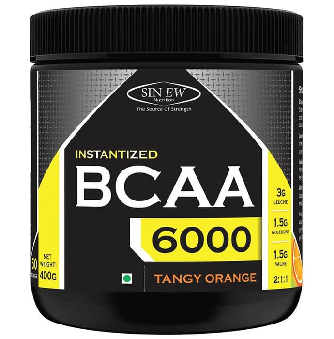 Sinew Nutrition Instantized BCAA 2:1:1 Powder Tangy Orange