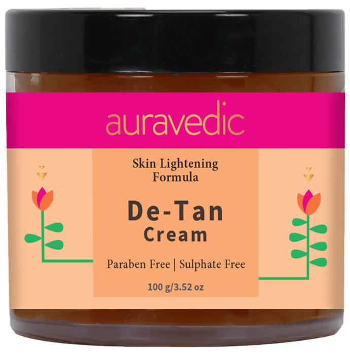 Auravedic Skin Lightening Formula De-Tan Cream