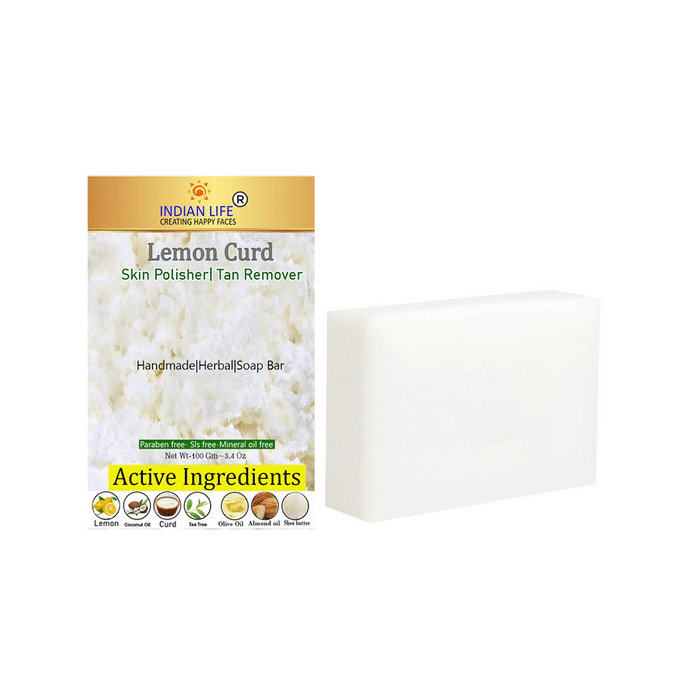 Indian Life Lemon Curd Soap Bar