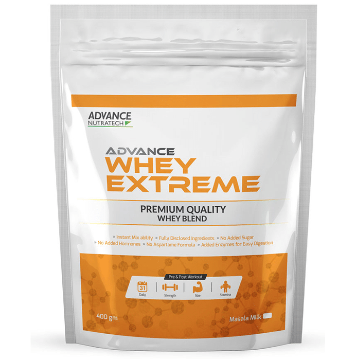 Advance Nutratech Whey Extreme Protein Powder Masala Milk