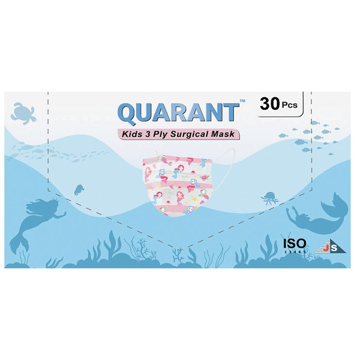 Quarant Kids 3 Ply Surgical Mask Princess Mermaid Design