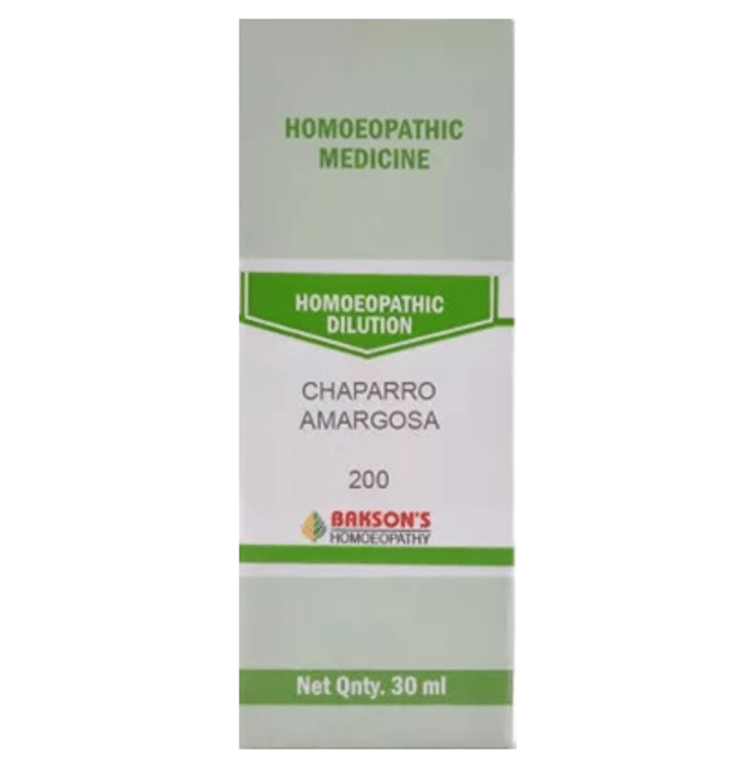 Bakson's Chaparro Amargosa Dilution 200