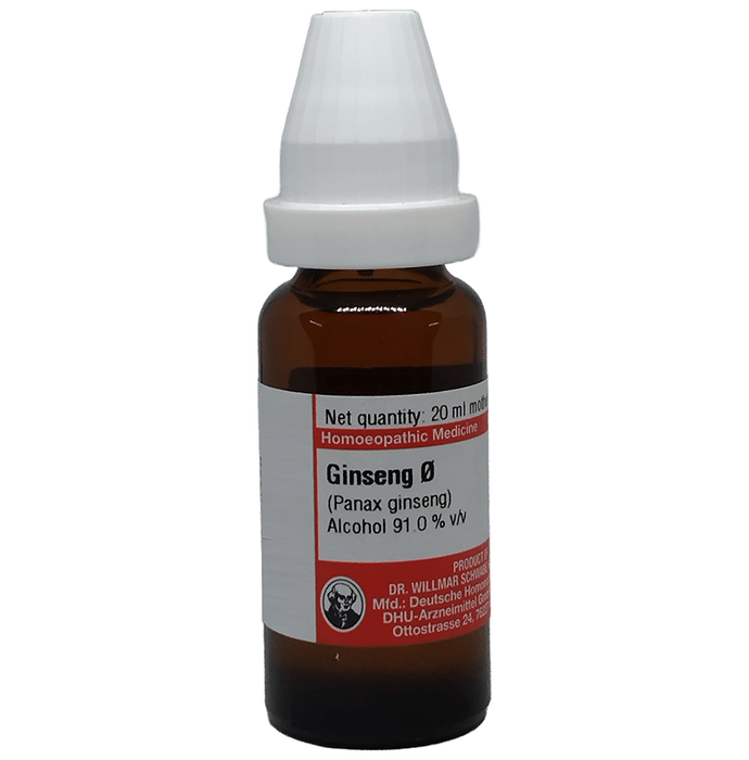 Dr Willmar Schwabe Germany Ginseng Mother Tincture Q