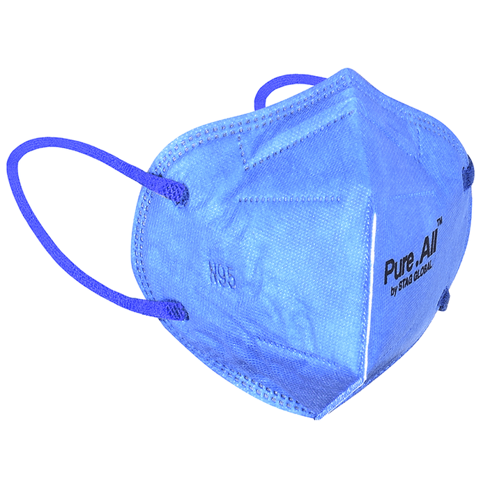Pure.All N95 FFP2 Protective 5 Layer Washable & Reusable Mask Light Blue