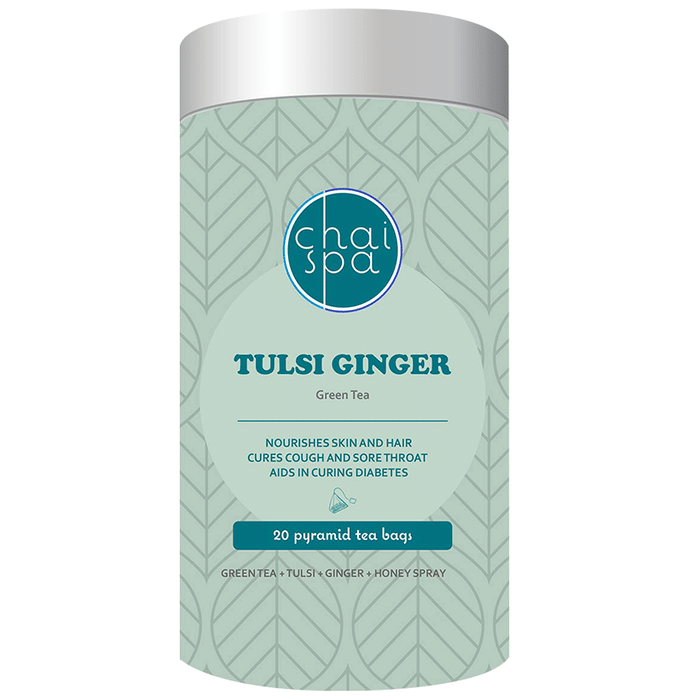 Chai Spa Green Tea Tulsi Ginger