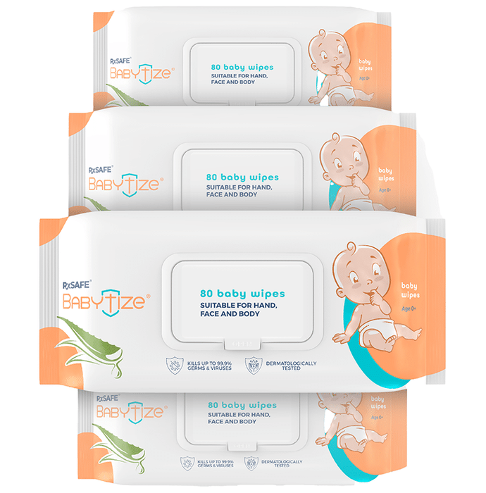 Babytize Baby Wipes (80 Each)
