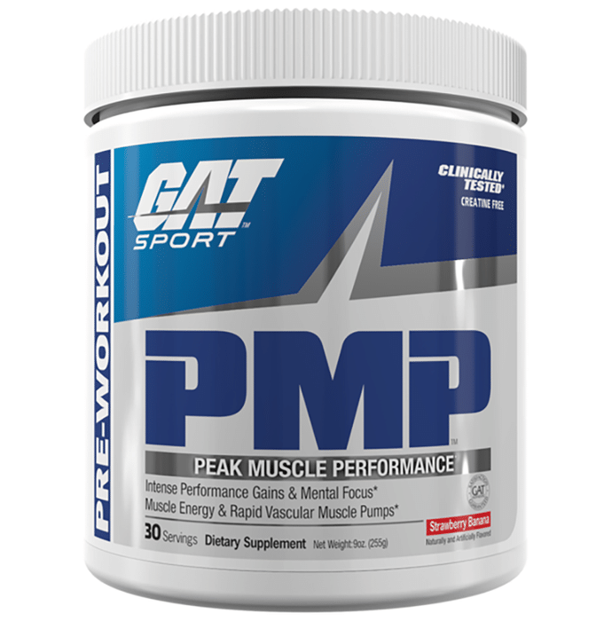 GAT Sport PMP Peak Muscle Performance Strawberry Banana