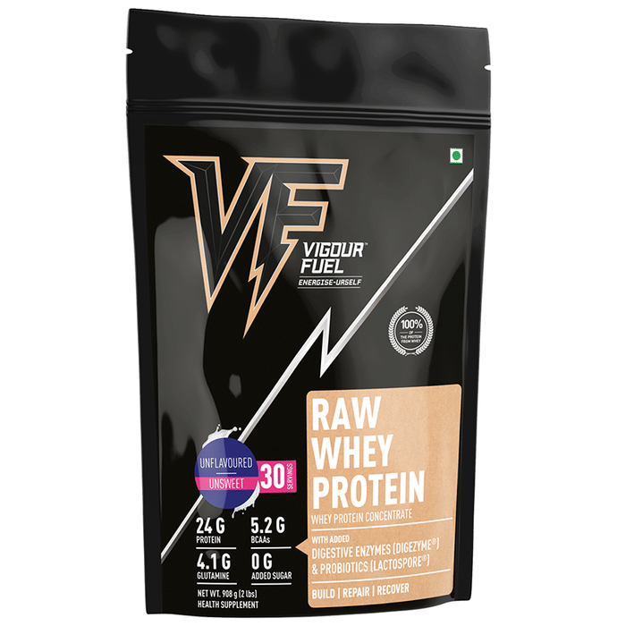Vigour Fuel 100% Pure Whey Protein Premium Unflavoured