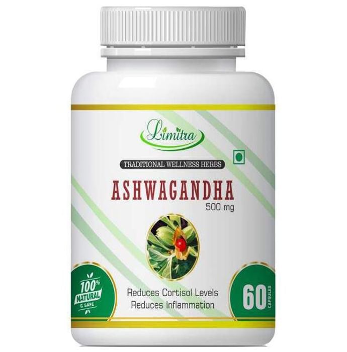 Limitra Ashwagandha 500mg Capsule