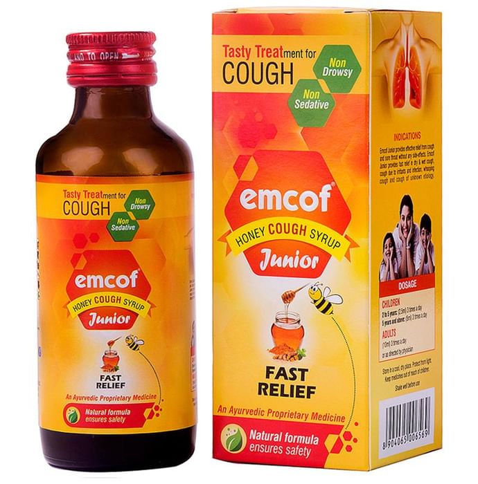 Emcof Junior Honey Cough Syrup