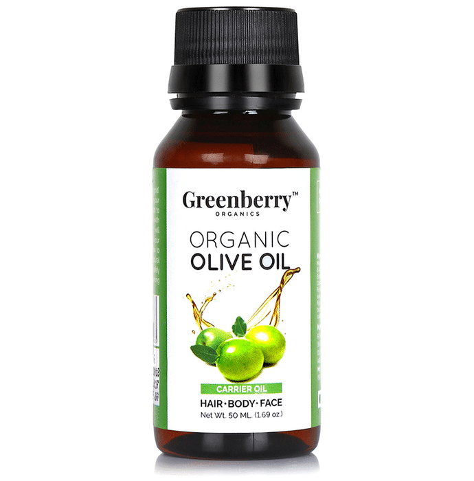 Greenberry Organics Organic Olive Hair, Body & Face Carrier Oil