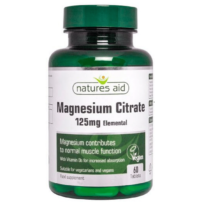 Natures Aid Magnesium Citrate 125 mg Tablet