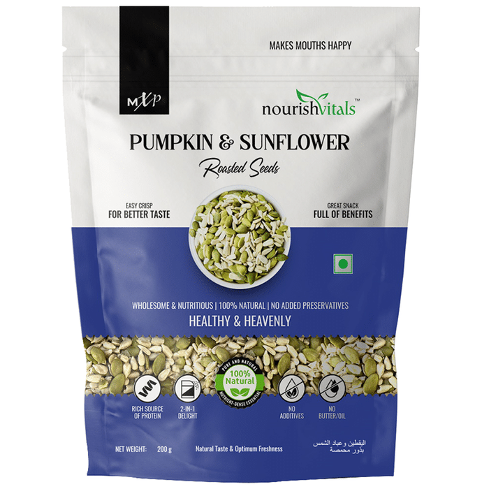 NourishVitals Pumpkin & Sunflower Roasted Seeds