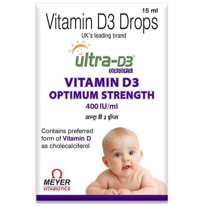 Ultra-D3 400IU Oral Drops Delicious Pineapple