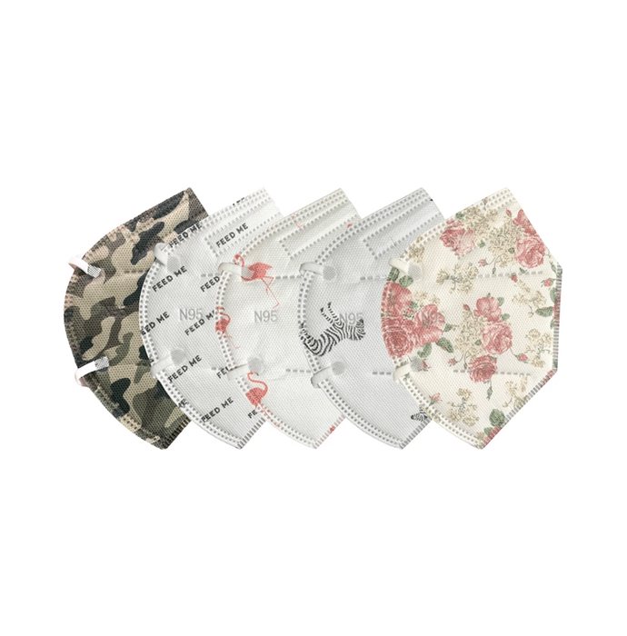 Isaas Assorted Printed N95 Reusable Protective Mask