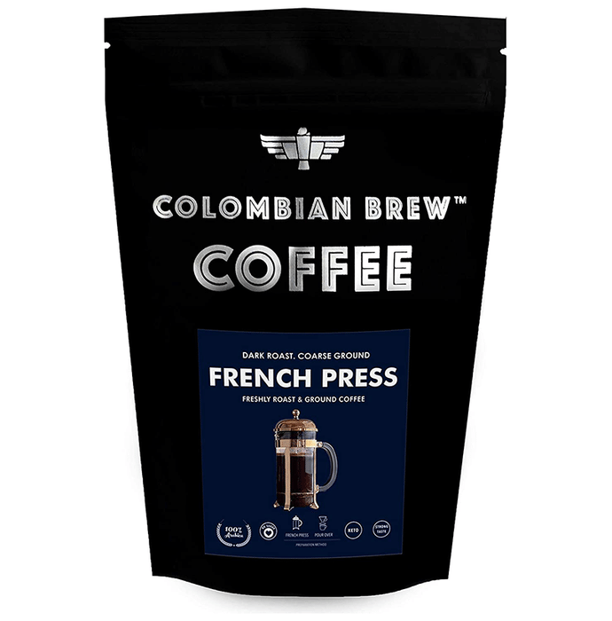 Colombian Brew French Press Freshly Roast & Ground Coffee
