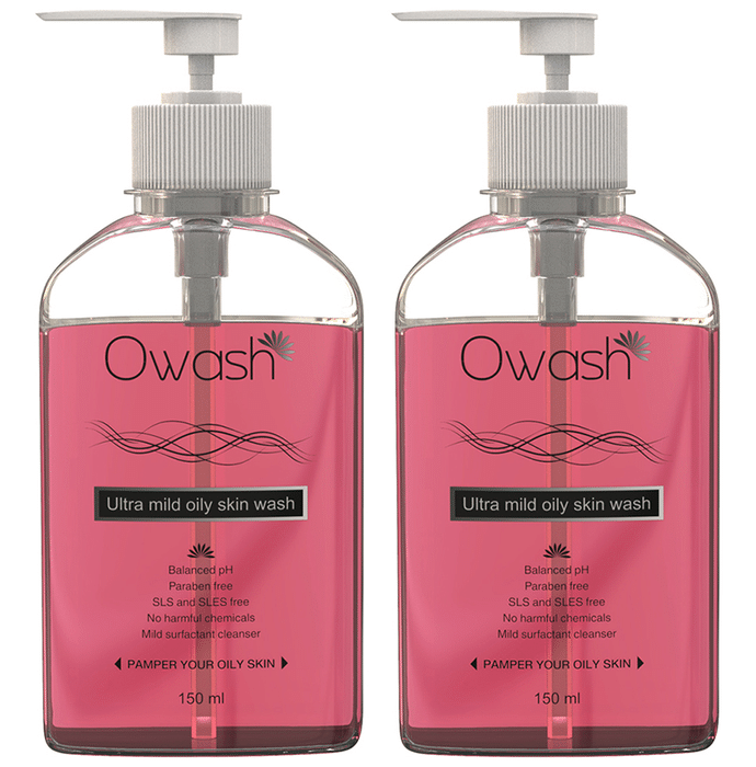 Owash Ultra Mild Oily Skin Wash (150ml Each)