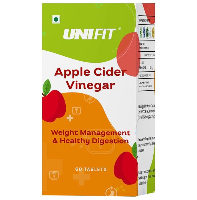 Unifit Apple Cider Vinegar Tablet for Weight Management & Healthy Digestion (60 Each)