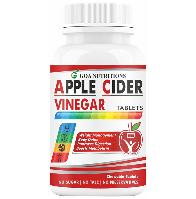 Goa Nutritions Apple Cider Vinegar Tablet Sugar Free