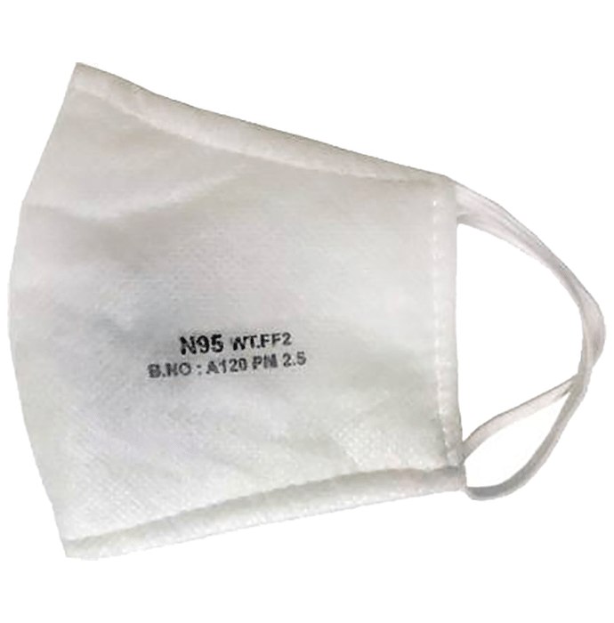 Windtech White N95 Reusable Face Mask with Breathing Valve