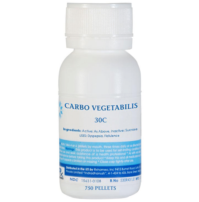 Rxhomeo Carbo Vegetabilis Pellets 30C